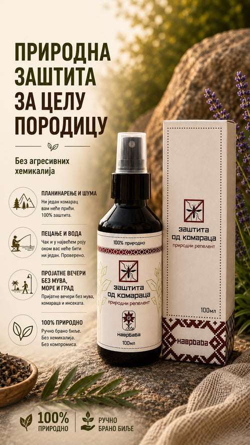 Sprej protiv komaraca - prirodni repelent
